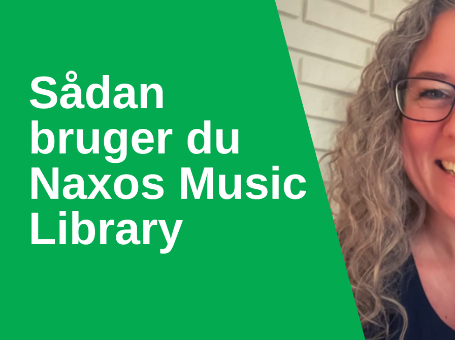 Coverbillede til videoguiden "Sådan bruger du Naxos Music Library"